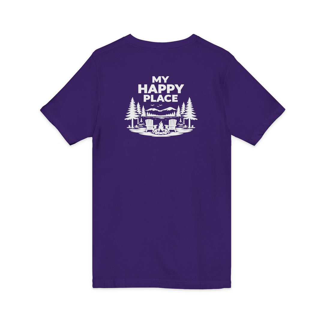 Eagle Bay Unisex V-Neck T-Shirt - My Happy Place