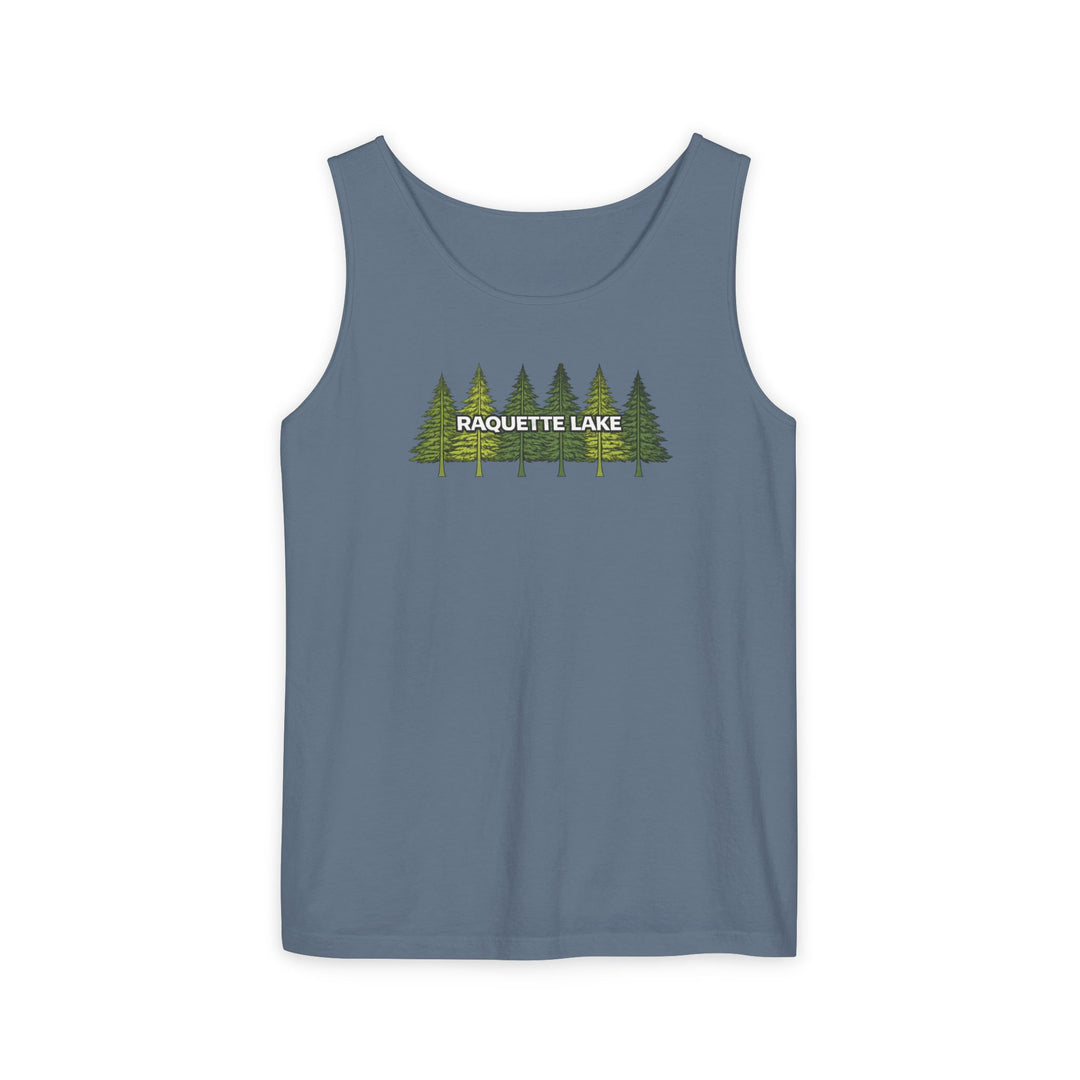 Raquette Lake Unisex Tank - Pine Trees