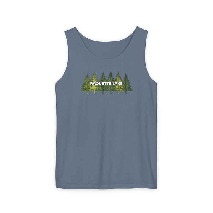 Raquette Lake Unisex Tank - Pine Trees