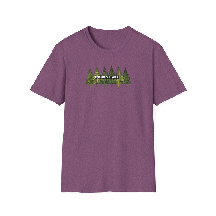 Indian Lake Unisex T-Shirt - Pine Trees