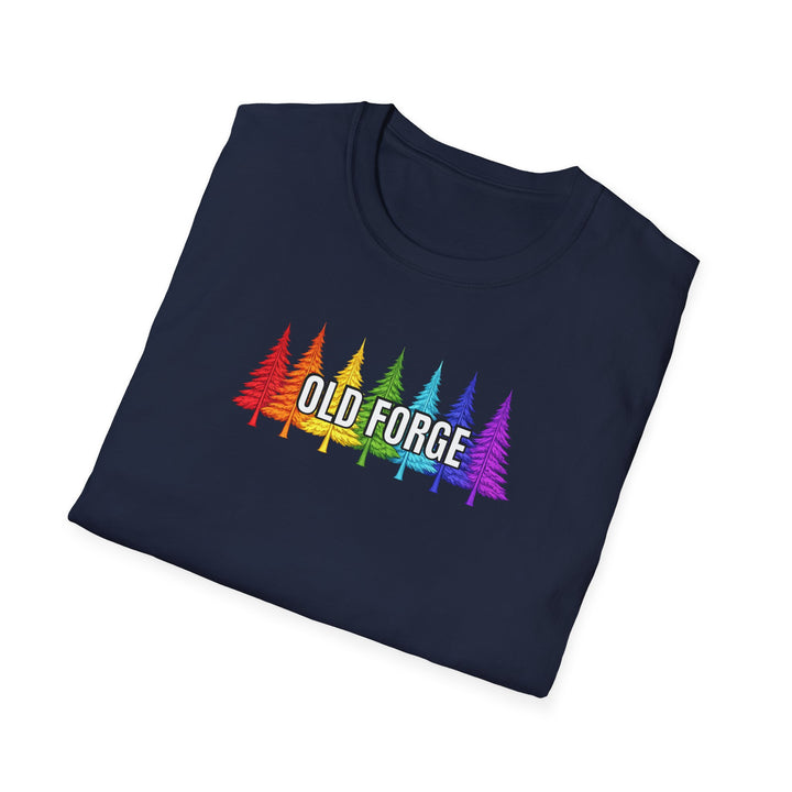 Old Forge Rainbow Trees Unisex T-Shirt