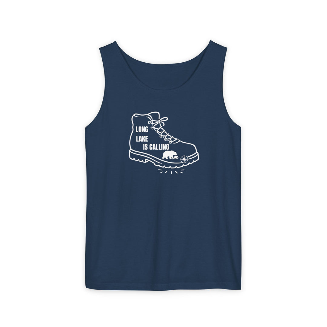 Long Lake is Calling Unisex Tank