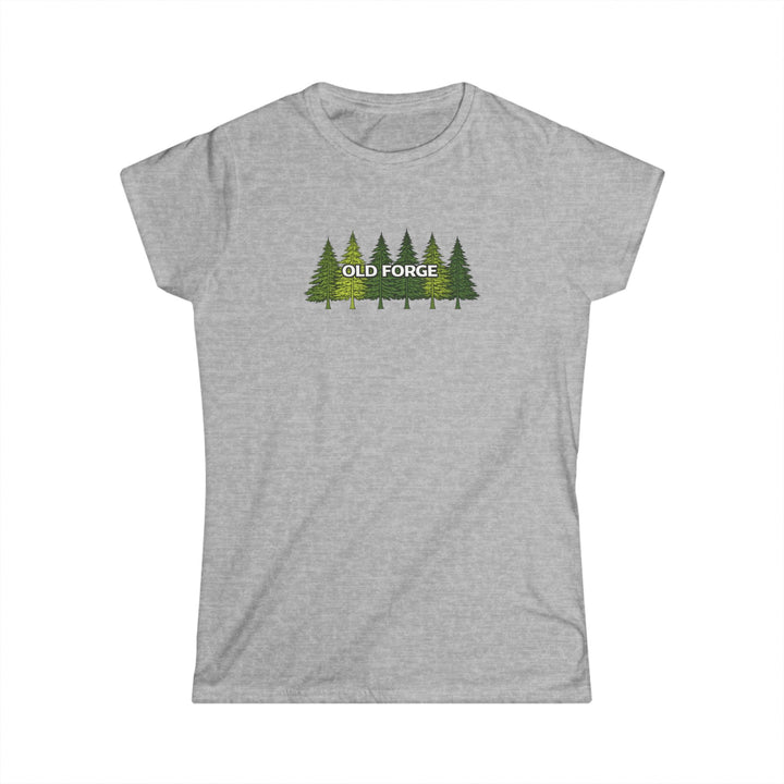 Old Forge Pine Trees Ladies Tee