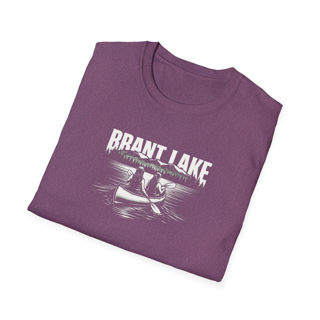 Brant Lake Unisex T-Shirt - Canoe