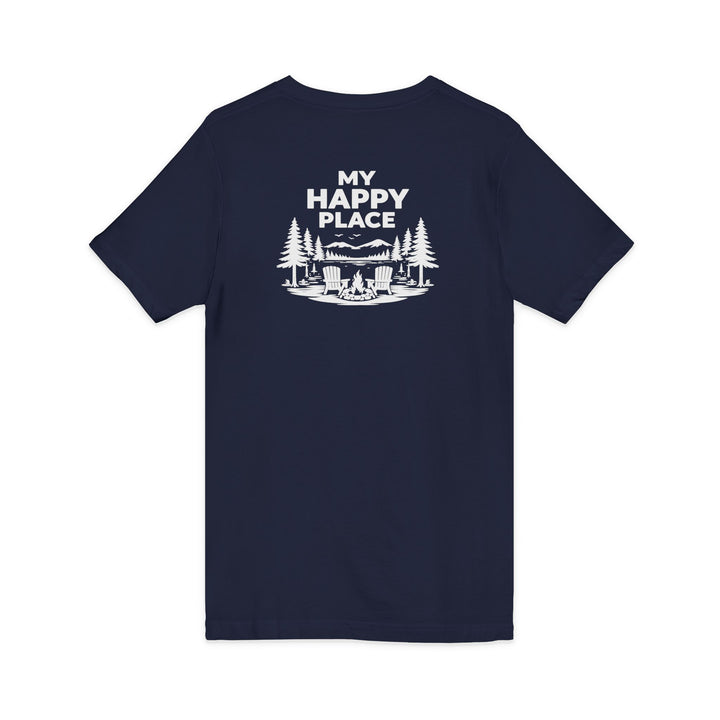 Adirondacks - My Happy Place Unisex V-Neck