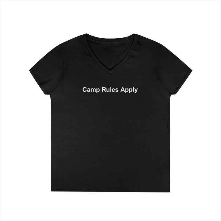 Camp Rules Apply Ladies V-Neck