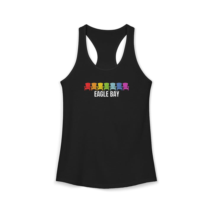 Eagle Bay Ladies Racerback - Rainbow Chairs