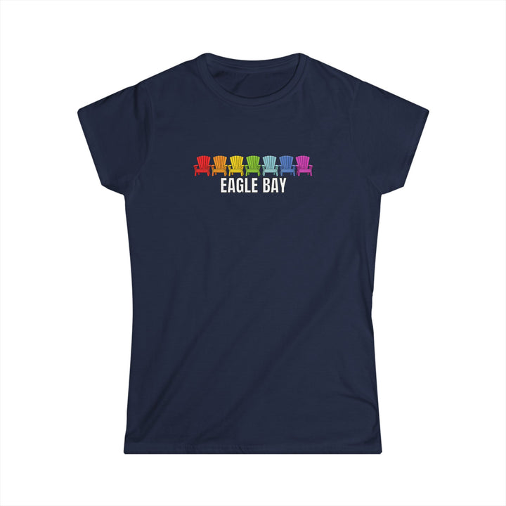 Eagle Bay Ladies Tee - Rainbow Chairs