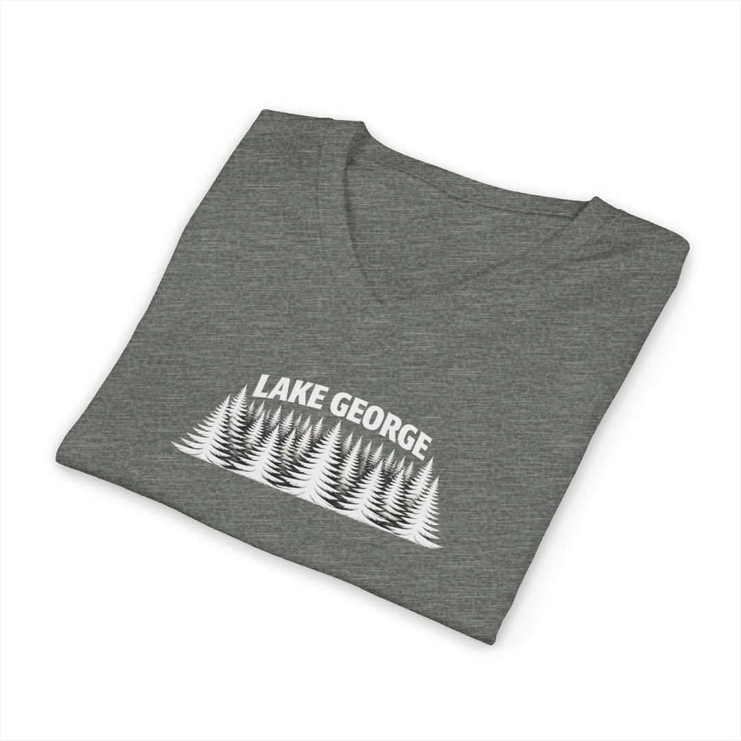 Lake George Unisex V-Neck - Trees