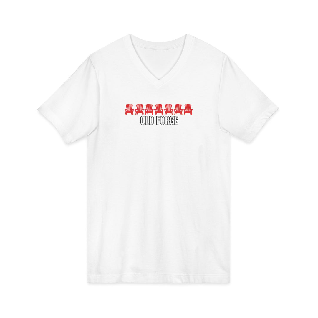 Old Forge ADK Chairs Unisex V-Neck T-Shirt