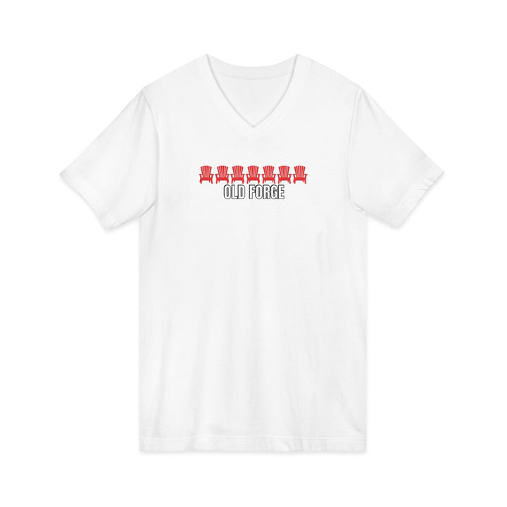 Old Forge ADK Chairs Unisex V-Neck T-Shirt