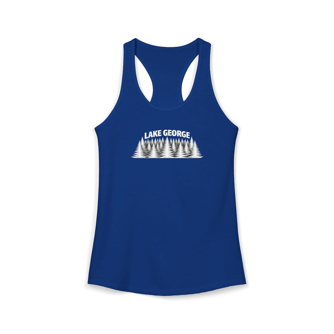 Lake George Trees Racerback Tank