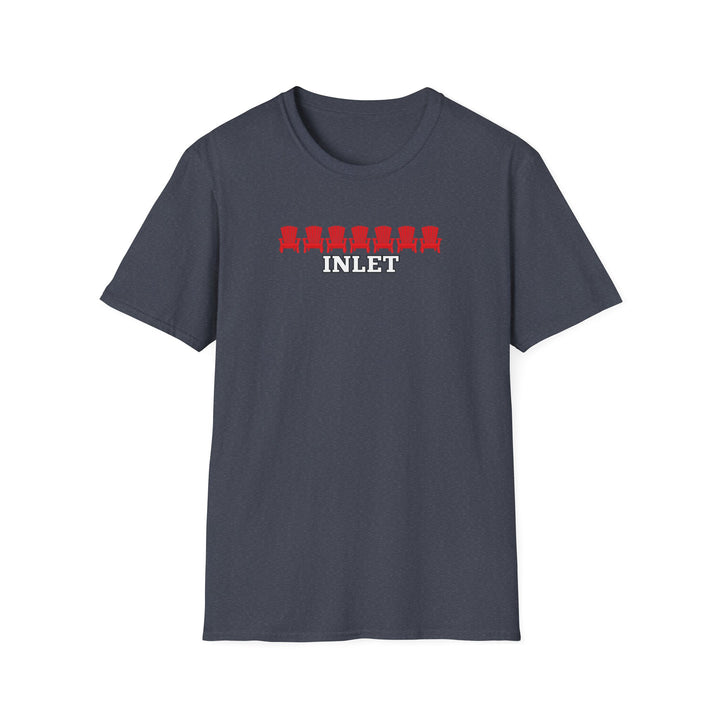 Inlet Unisex T-Shirt - Red Chairs
