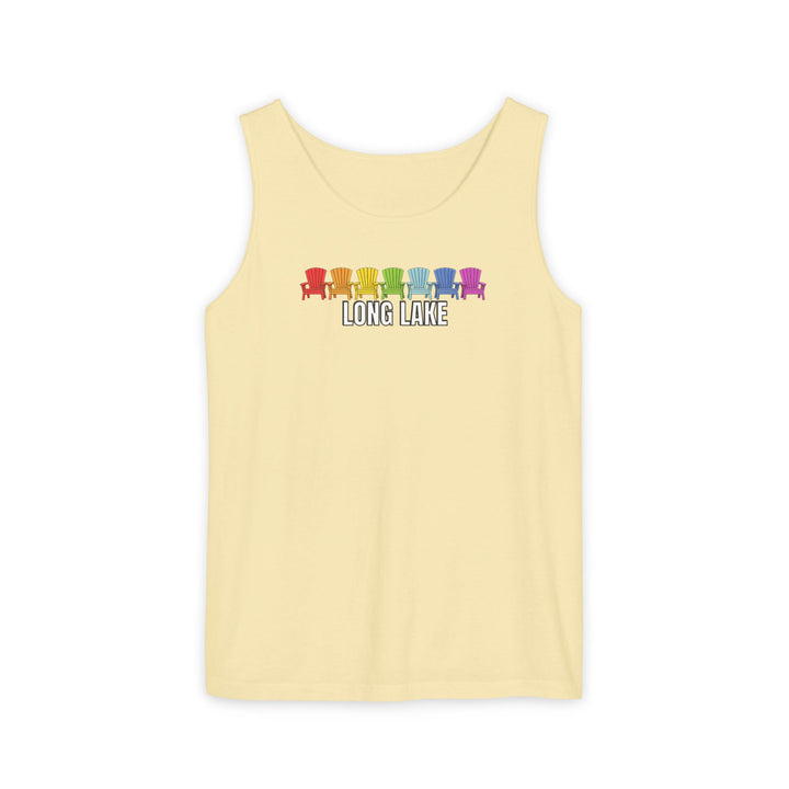 Long Lake Rainbow Chairs  Unisex Tank