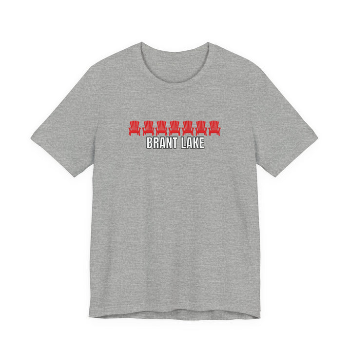 Brant Lake Red Adirondack Chair Tee