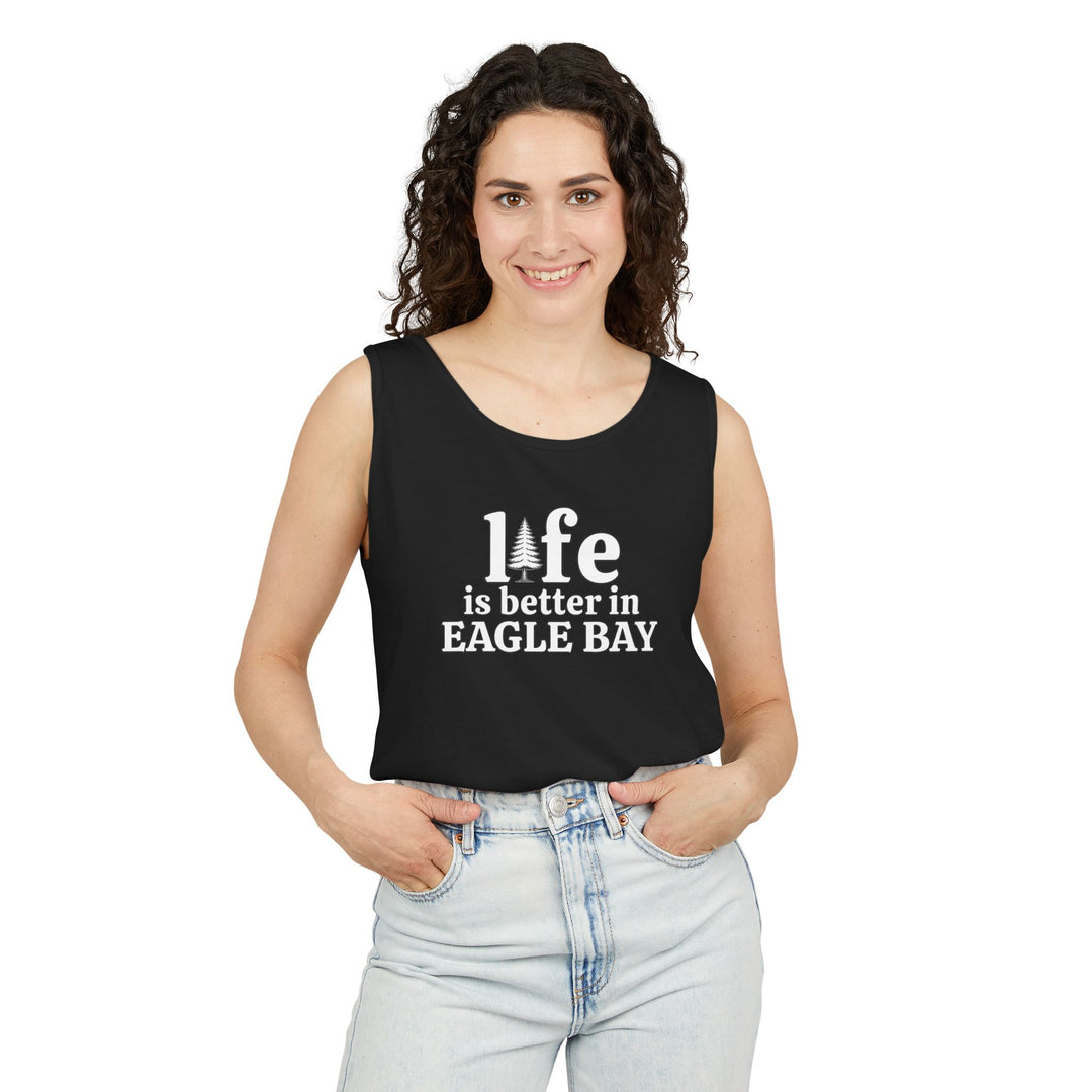 Life is Better in Eagle Bay Unisex Tank