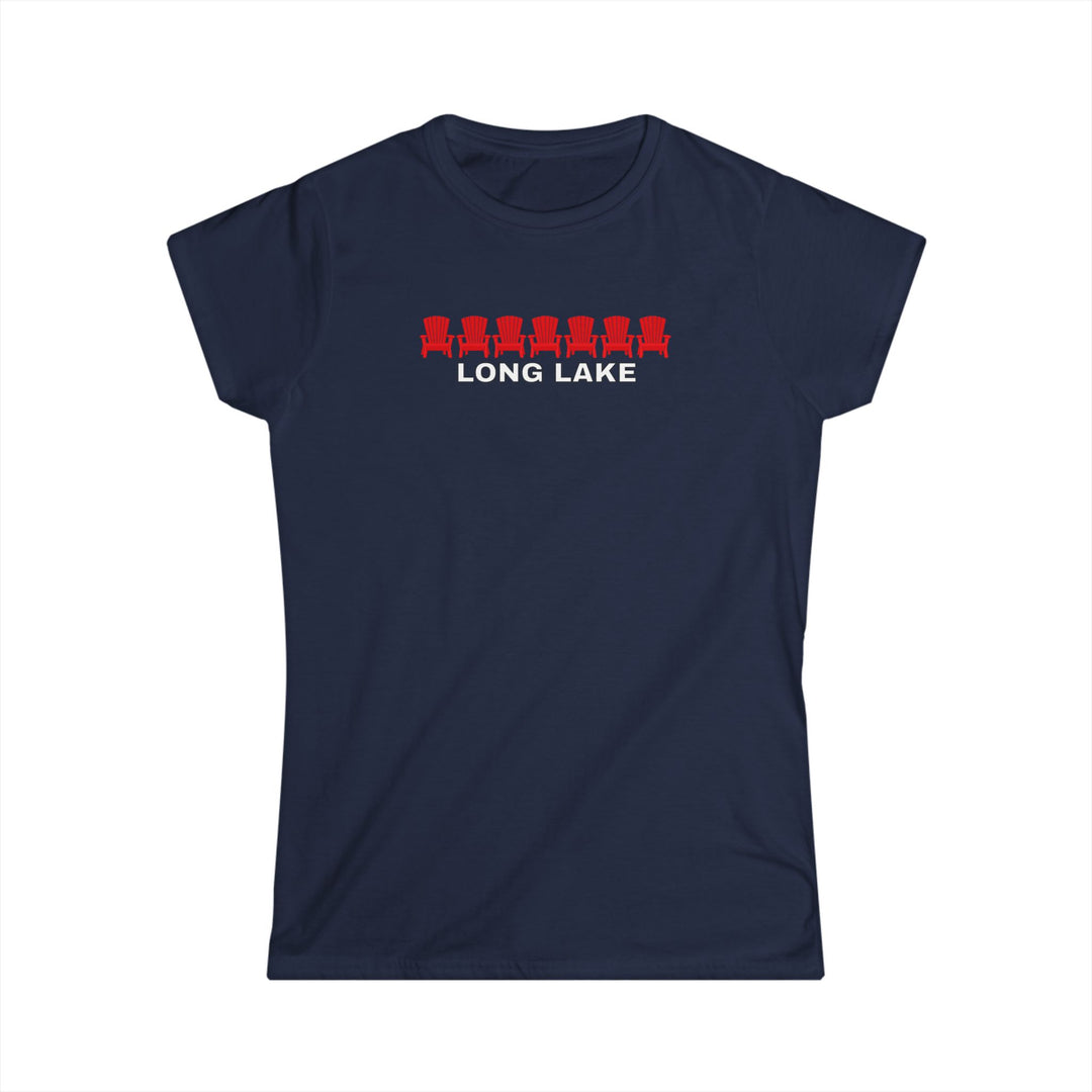 Long Lake ADK Chairs Ladies Tee