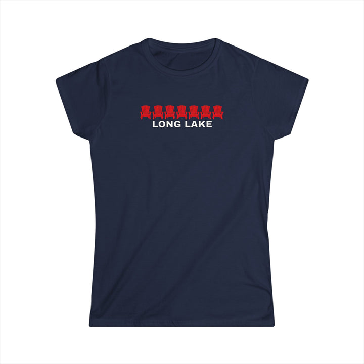 Long Lake ADK Chairs Ladies Tee