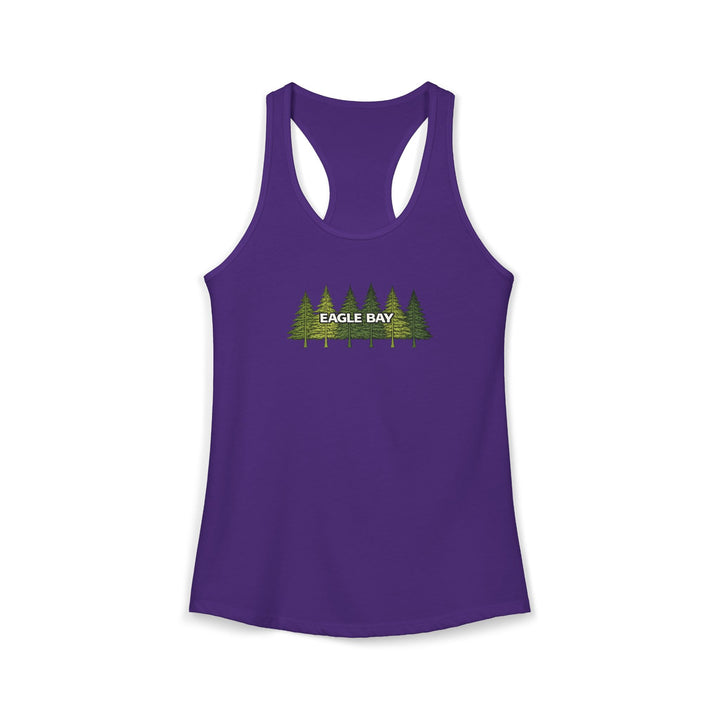 Eagle Bay Ladies Racerback - Pine Trees