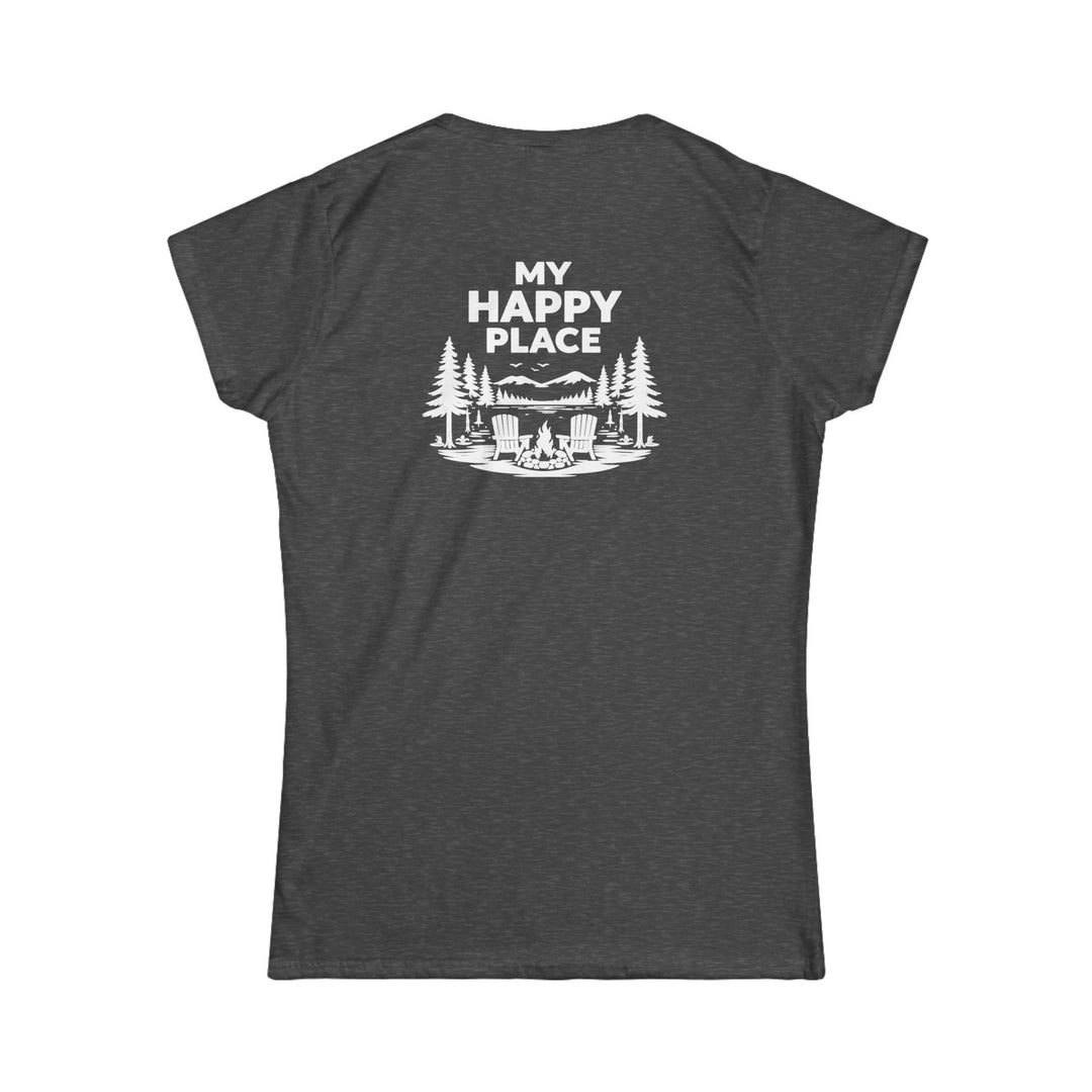 Adirondacks - My Happy Place Ladies T-Shirt