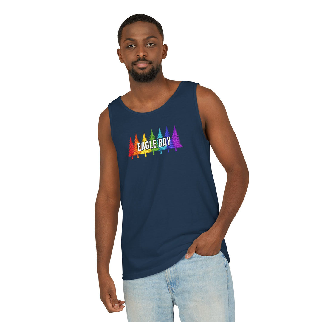 Eagle Bay Unisex Tank - Rainbow Trees