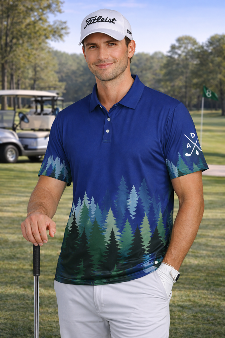 ADK Golf Polo - Blue