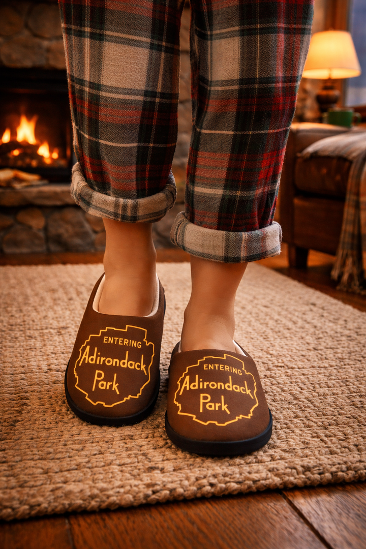 Entering Adirondack Park Slippers