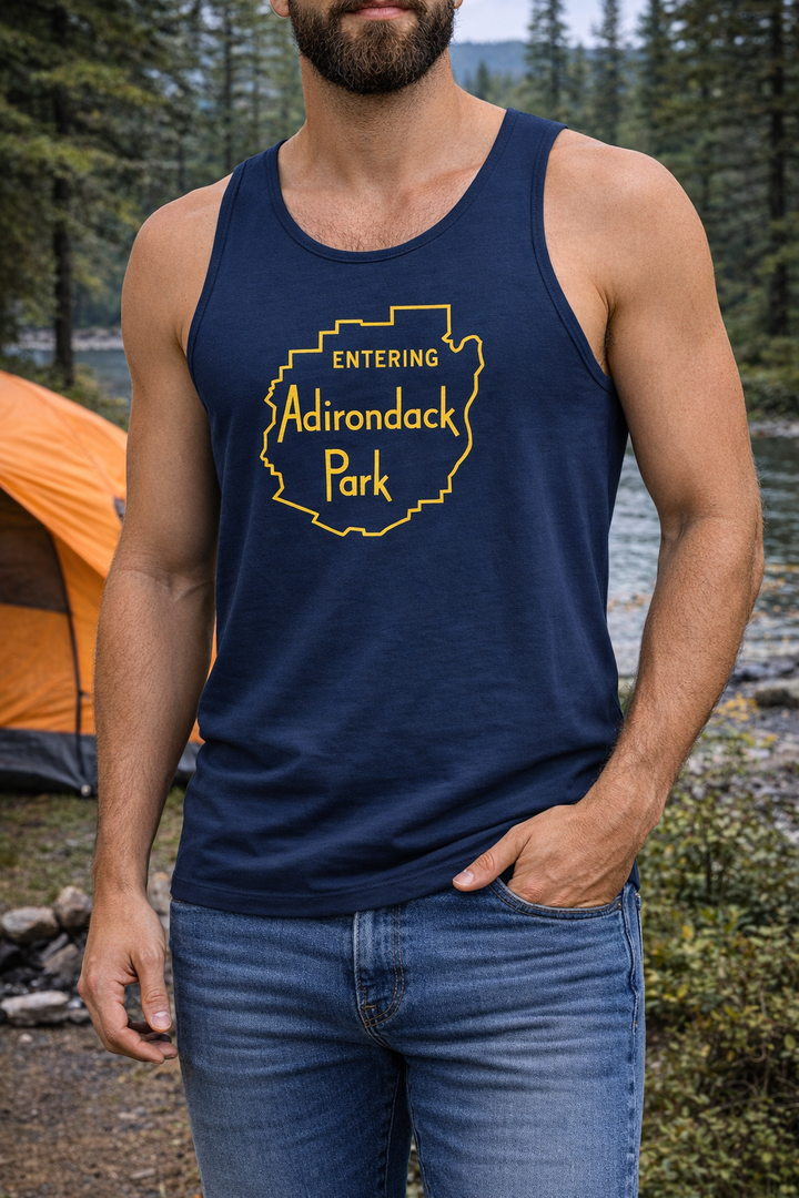 Entering Adirondack Park Unisex Tank