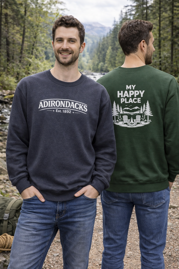 Adirondacks, My Happy Place Sweatshirt