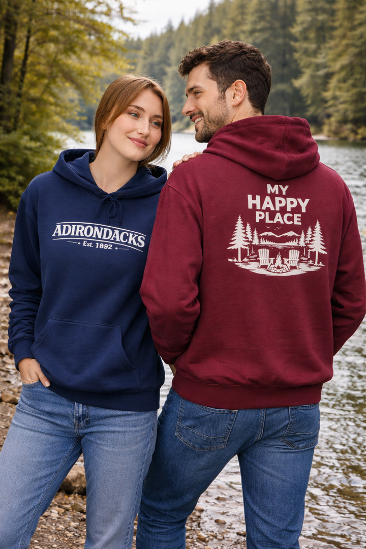Adirondacks, My Happy Place Hoodie