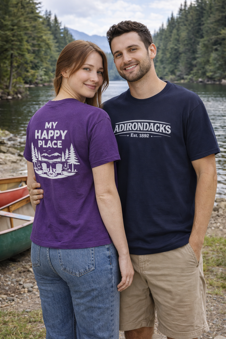 Adirondacks, My Happy Place Unisex Tshirt