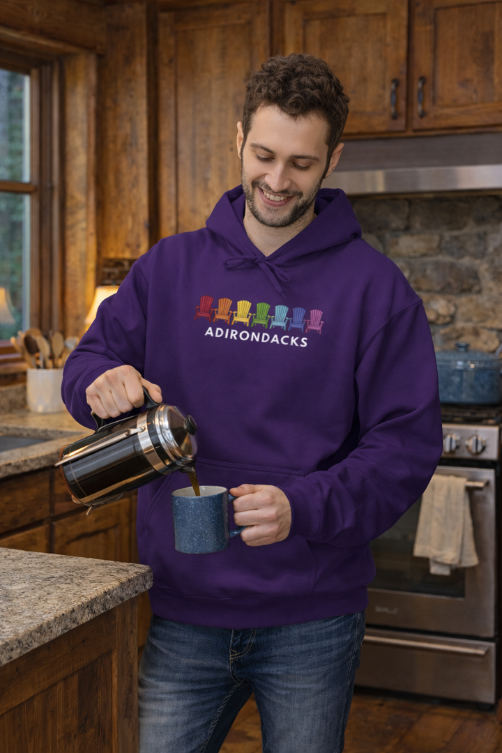 Adirondacks Rainbow Chairs Hoodie