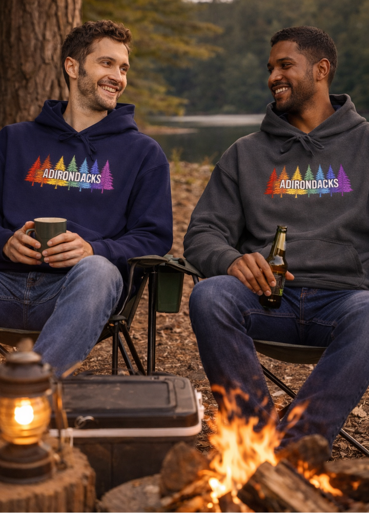 Adirondack Rainbow Tree Hoodie