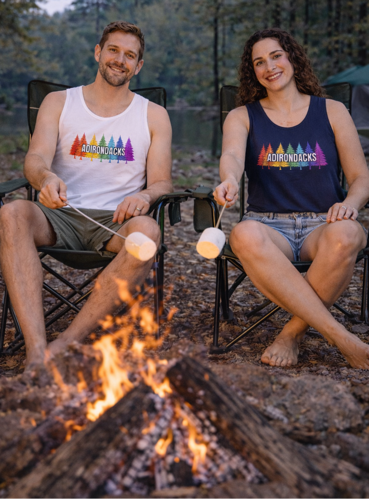 Adirondack Rainbow Trees Unisex Tank