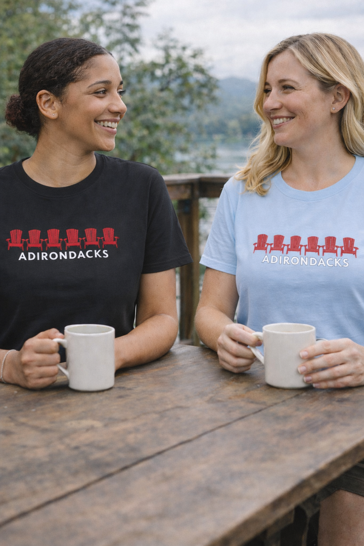 Adirondack Chairs Ladies T-Shirt