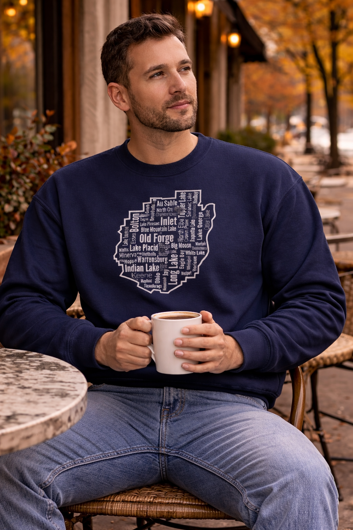 Adirondack Towns  Sweatshirt
