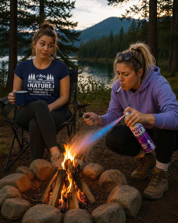 Nature-Idiots Ladies T-Shirt