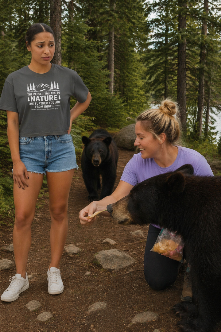 Nature-Idiots Ladies Boxy Tee