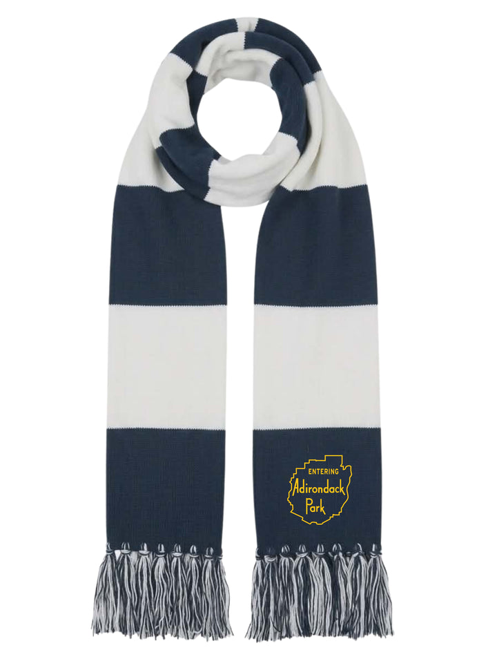 Entering Adirondack Park Embroidered Scarf