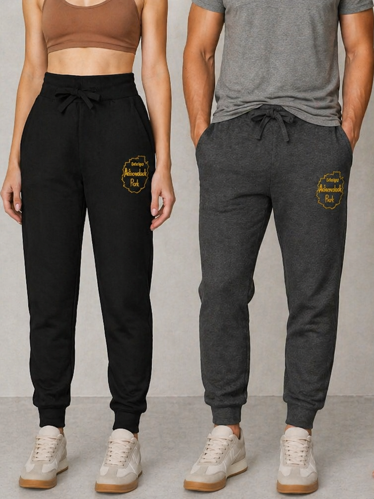 Entering Adirondack Park - Embroidered Fleece Sweatpants