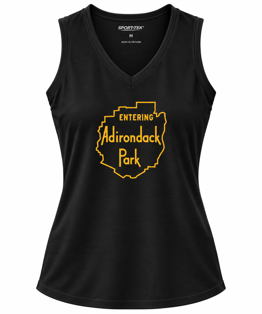 Entering Adirondack Park Ladies V-Neck Tank