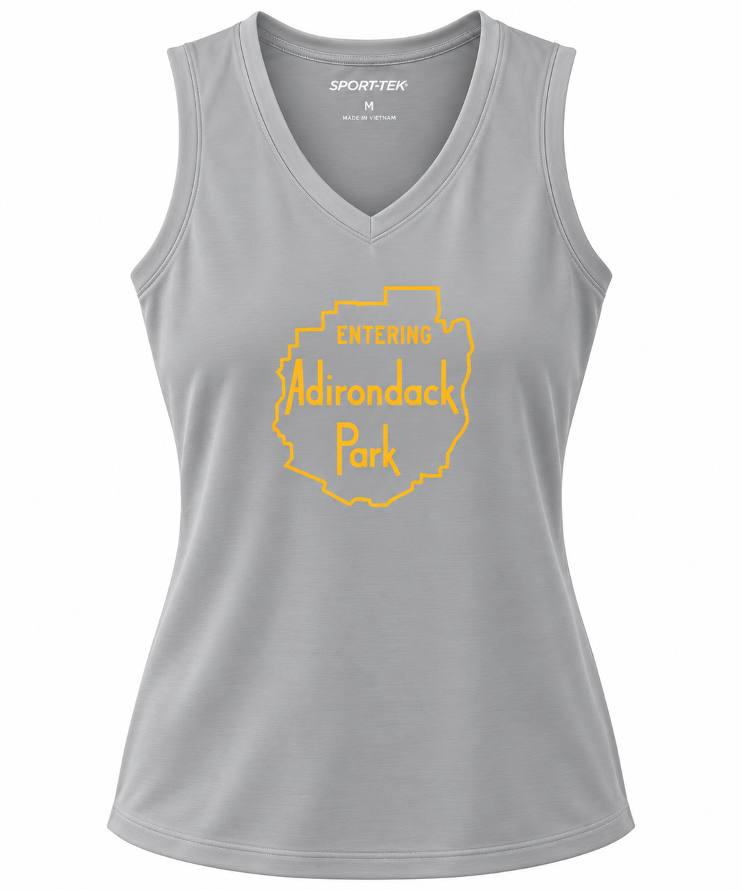 Entering Adirondack Park Ladies V-Neck Tank