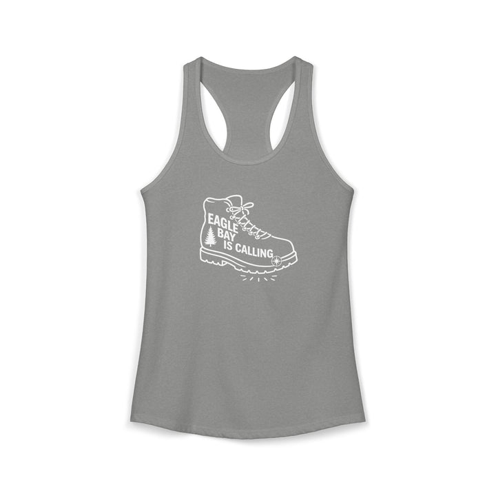 Eagle Bay is Calling Ladies Racerback