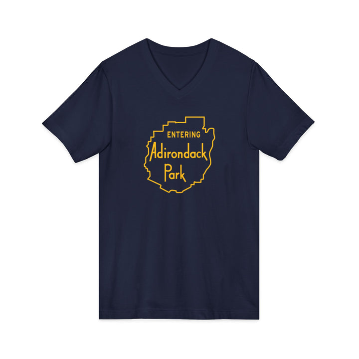 Entering Adirondack Park Unisex V-Neck