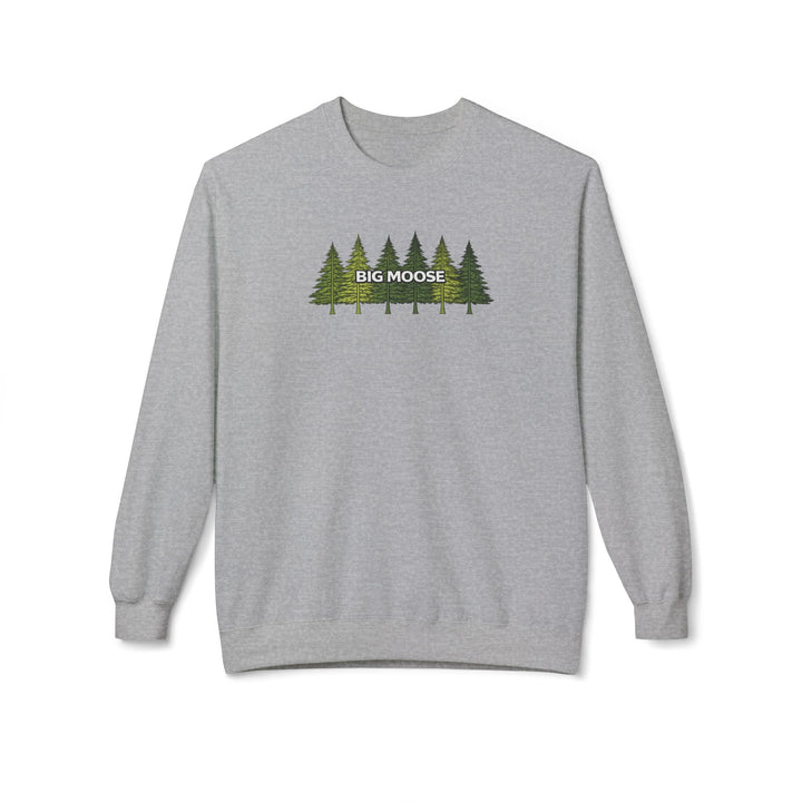 Big Moose Pine Trees Sweatshirts