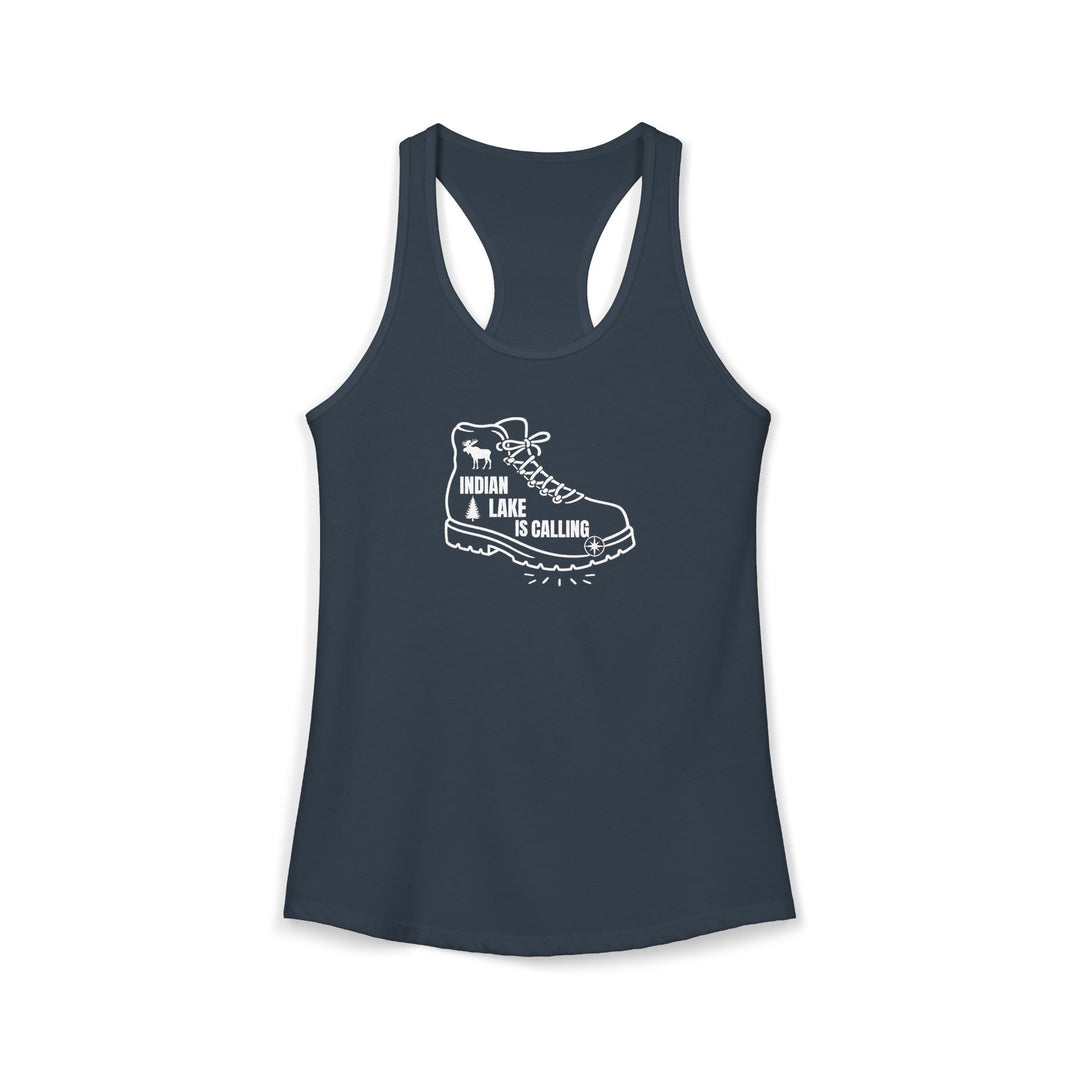 Indian Lake is Calling Ladies Racerback