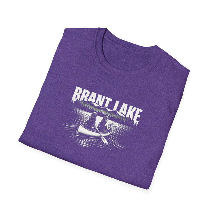 Brant Lake Unisex T-Shirt - Canoe