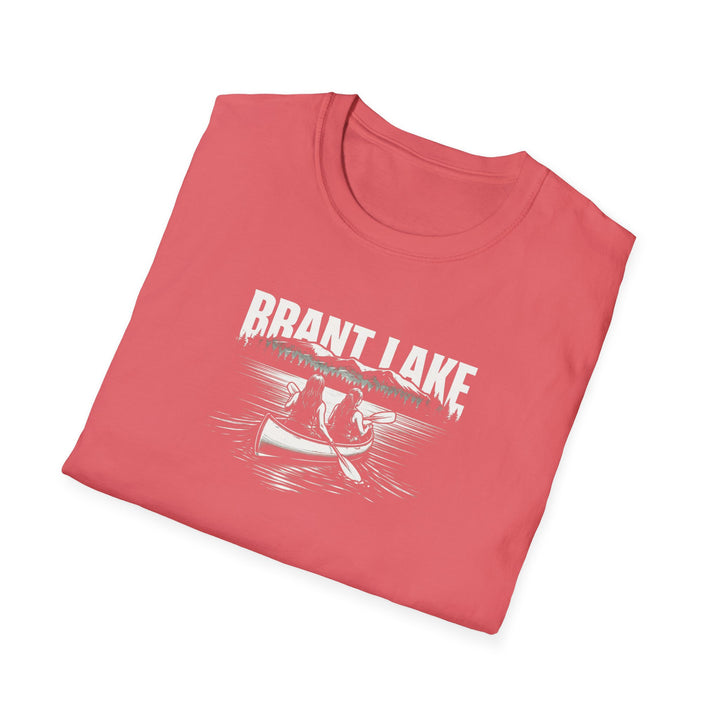 Brant Lake Unisex T-Shirt - Canoe