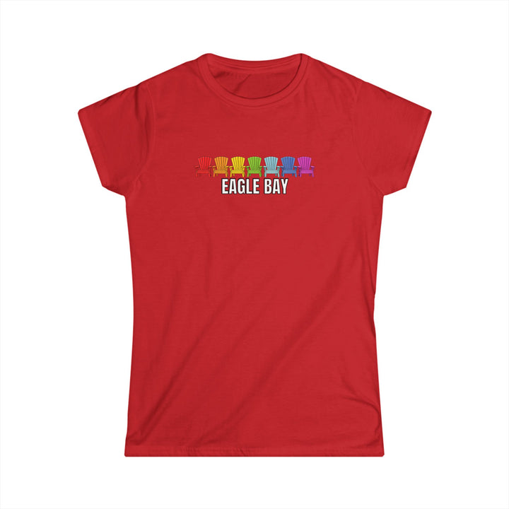 Eagle Bay Ladies Tee - Rainbow Chairs