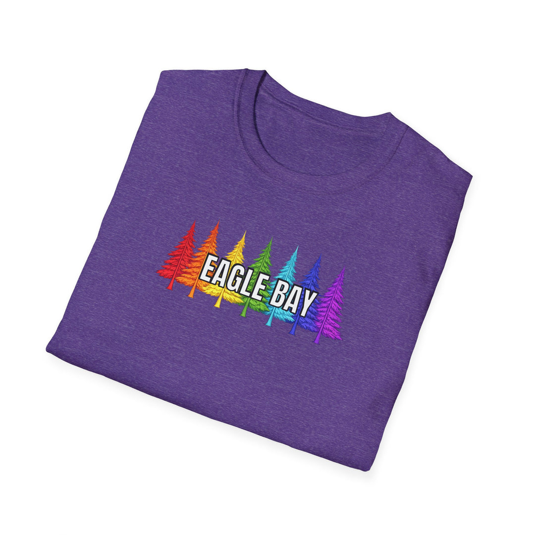 Eagle Bay Unisex T-Shirt - Rainbow Trees